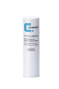 Usa esta stick de labios Ceramol 311 para el Tratamiento natural de la dermatitis atópica.