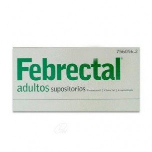 Febrectal adultos 600mg 6...