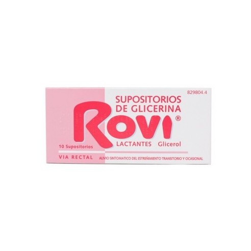 Supositorios glicerina Rovi lactantes