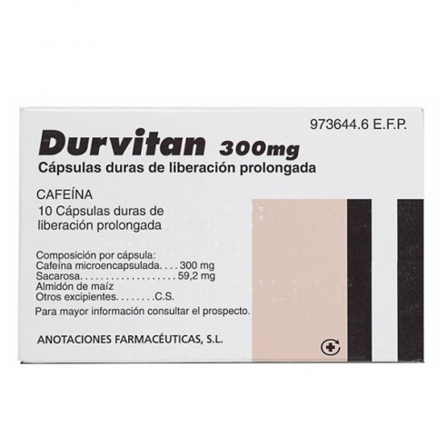 Durvitan Retard 300 mg 10 cápsulas