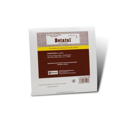 Betatul 250mg 10 apósitos