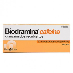 Biodramina cafeína 12...
