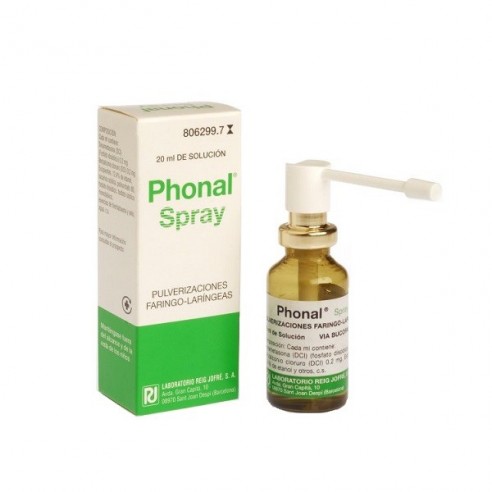 Phonal Spray aerosol tópico solución...