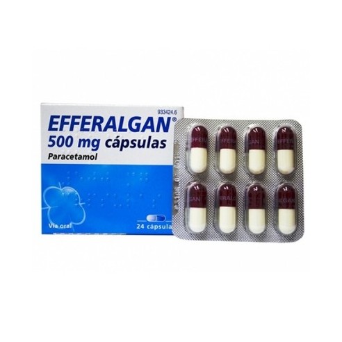Efferalgan 500mg 24 cápsulas