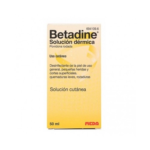 Betadine 100mg/ml solución tópica 50ml