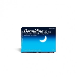 Dormidina 25 mg 14 comprimidos