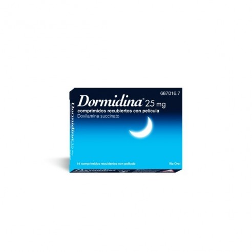 Dormidina 25 mg 14 comprimidos