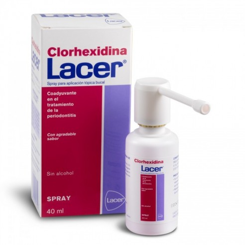 Lacer colutorio Clorhexidina Spray 40 mL
