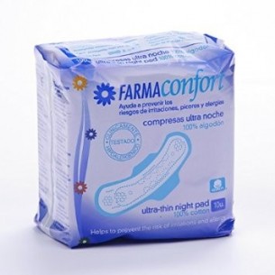 Compresas 100% Algodón...