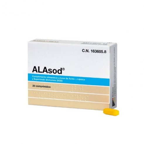 ALAsod  20 comprimidos