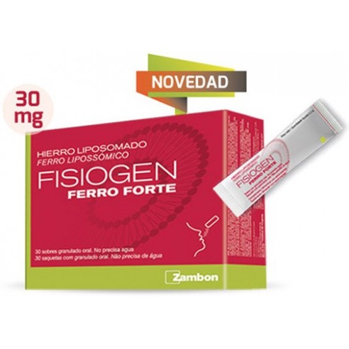 FISIOGEN FERRO FORTE SOBRES  30 SOBRES