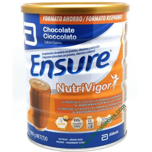 ENSURE NUTRIVIGOR  850 G LATA CHOCOLATE