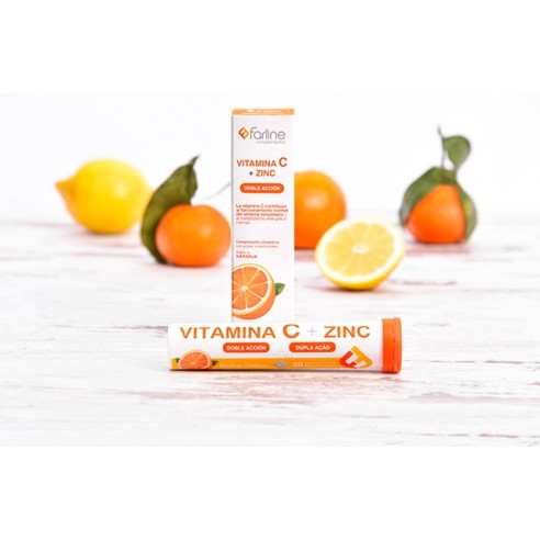 VITAMINA C Y ZINC  20 COMP. EFERVESCENTES FARLINE