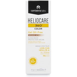 HELIOCARE 360º SPF 50+ COLOR GEL OIL-FREE PROTECTOR SOLAR BRONZE INTENSE 50 ML