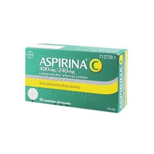 ASPIRINA C 400/240 MG 10 COMP. EFERVESCENTES