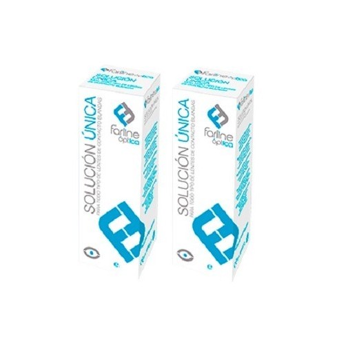 FARLINE OPTICA SOLUCION UNICA LENTES DE CONTACTO  DUPLO 360 ML 2U