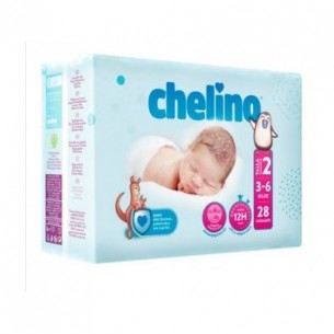 CHELINO PAÑAL INFANTIL  T2     (3-10 KG) 28 UNID