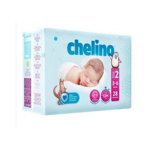 CHELINO PAÑAL INFANTIL  T2     (3-10 KG) 28 UNID