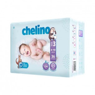 CHELINO PAÑAL INFANTIL  T3     (4 - 10 KG) 36 PAÑALES