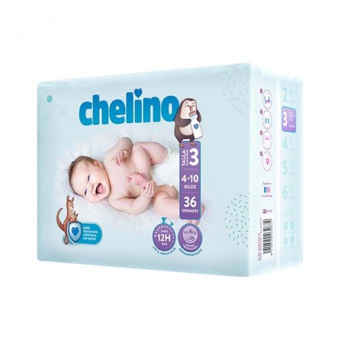 CHELINO PAÑAL INFANTIL  T3     (4 - 10 KG) 36 PAÑALES