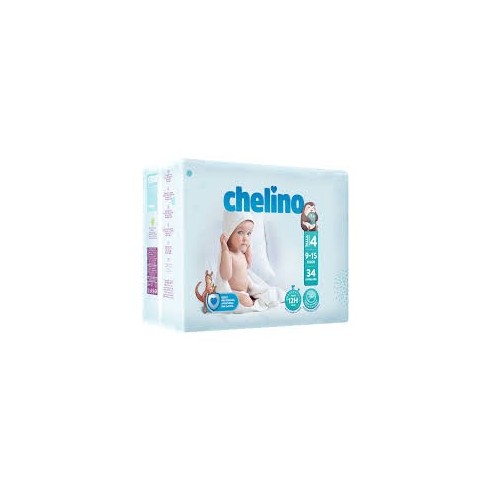 CHELINO PAÑAL INFANTIL  T4    (9 - 15 KG) 34 PAÑALES