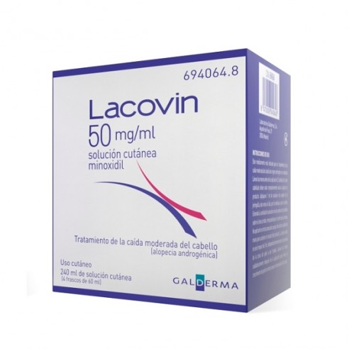 Lacovin 50 mg/mL. Solución cutánea 4...