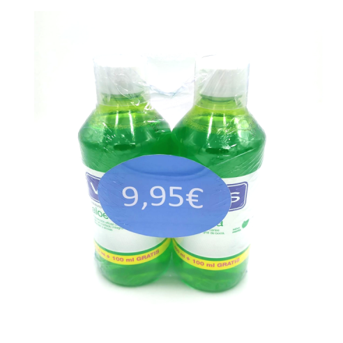 VITIS ENJUAGUE BUCAL ALOE 500 ML DUPLO