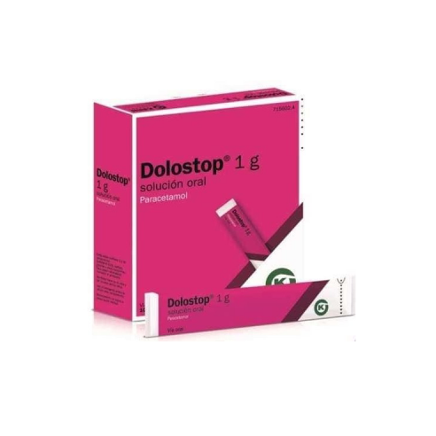 Dolostop 1g 10 sobres solución oral 10mL