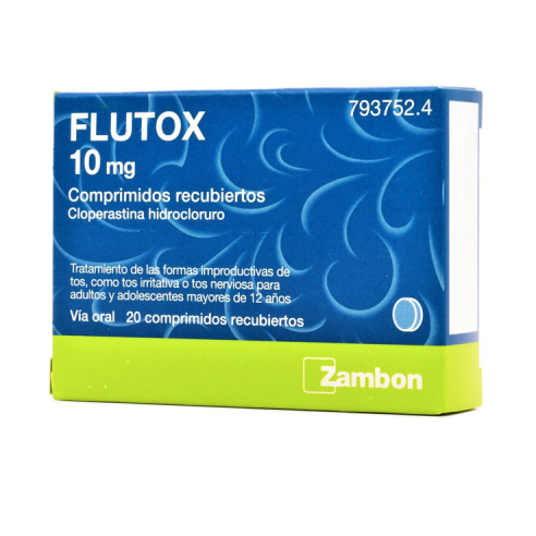 Flutox 10 mg 20 comprimidos recubiertos