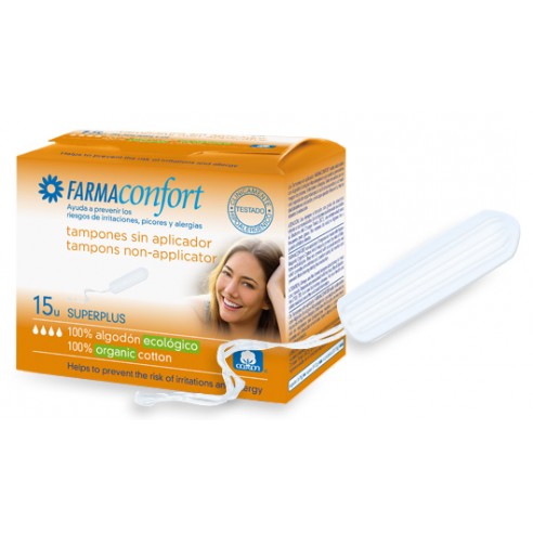Tampones100% Algodón Farmaconfort...