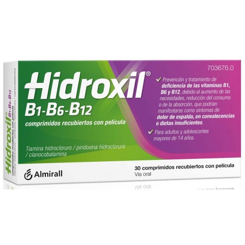 Hidroxil B1-B6-B12 30 comprimidos