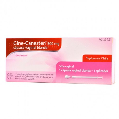 Gine-Canesten 500 mg 1 cápsula...