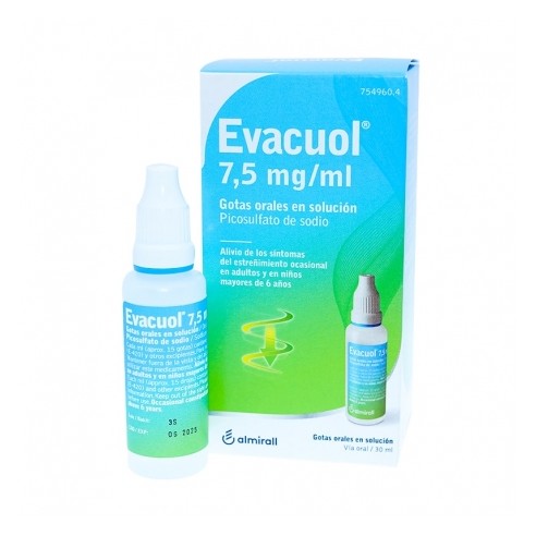 Evacuol 7,5 mg/ml gotas orales...