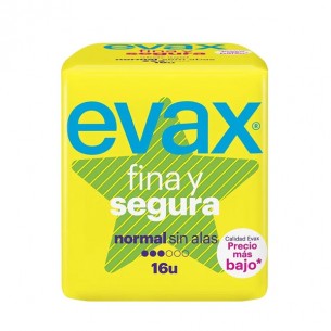 Compresas Evax fina y...
