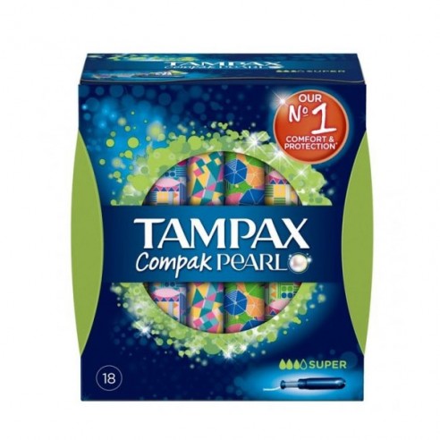 Tampax Compak Pearl Súper 16 unidades