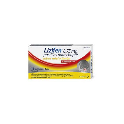 Lizifen 8,75 mg 16 pastillas para...