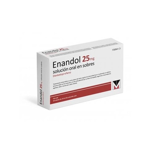 Enandol 25 mg 10 Sobres solución oral...