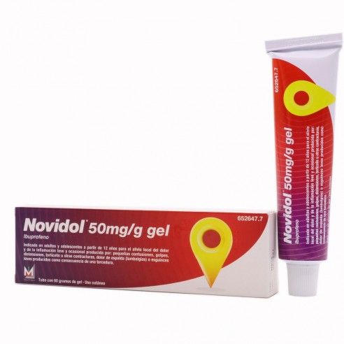 Novidol 50 mg/g Gel cutáneo 60g