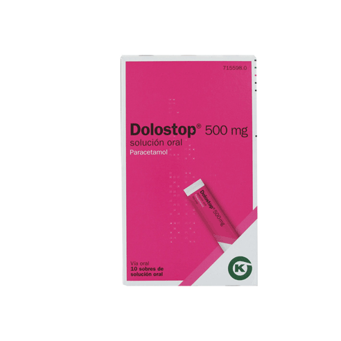 Dolostop 500 mg 10 sobres solución...