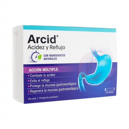 Arcid  24 Sticks 10 mL. Reflujo y acidez