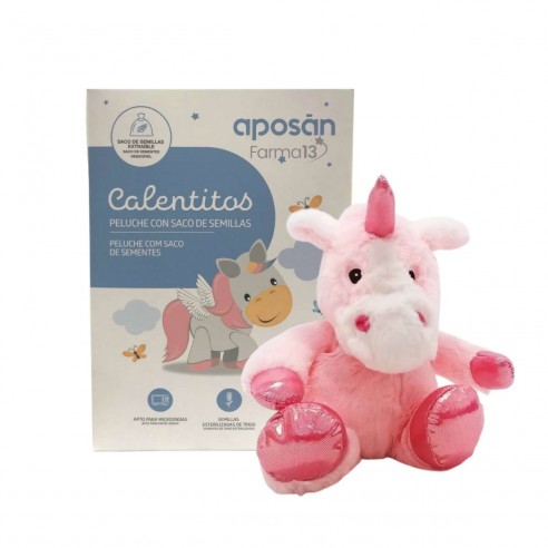 Peluche frío-calor Unicornio Aposan