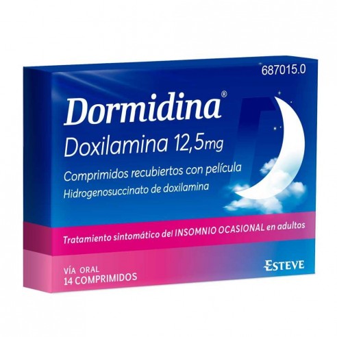 Dormidina 12,5 mg 14 comprimidos