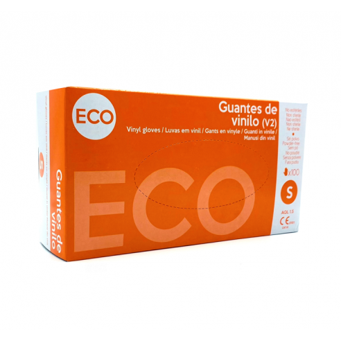 Guantes Vinilo sin polvo TS 100...