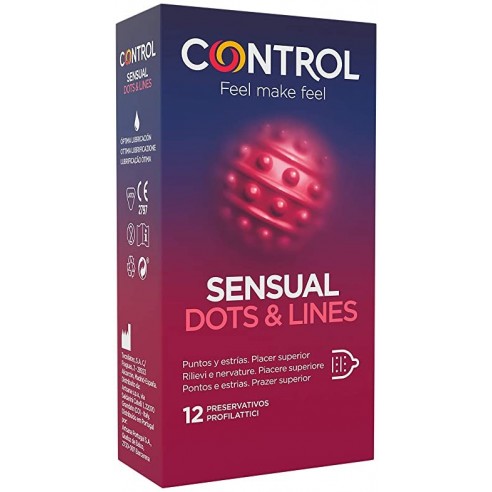 Control Dots & Lines 12 preservativos