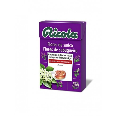 Ricola Caramelos sin azúcar Flor Sauco