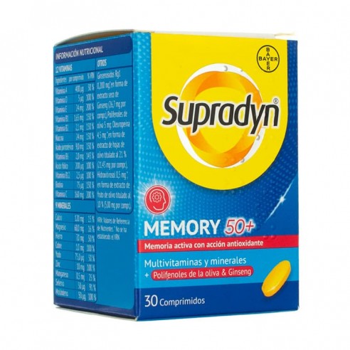 Supradyn Memory 50+ 30 comprimidos