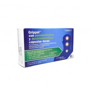 Grippal 16 cápsulas | gripe...