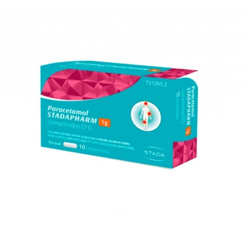 Paracetamol Stadapharm 1g 10 comprimidos