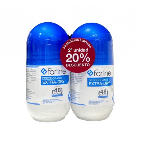 Farline duplo Desodorante Extra-Dry...