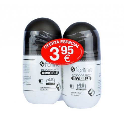 Farline duplo Desodorante Invisible...